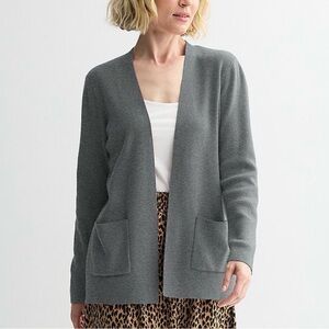 Women’s Polished Open Front Cardigan
